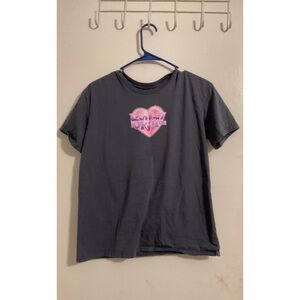 Large Navy blue bratz graphic tee